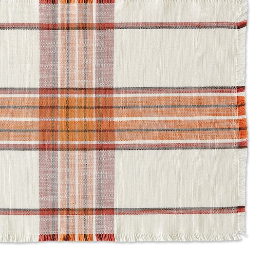 DII® Pumpkin Spice Plaid Placemats, 6ct.
